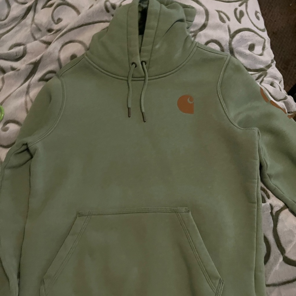 carhart green hoodie